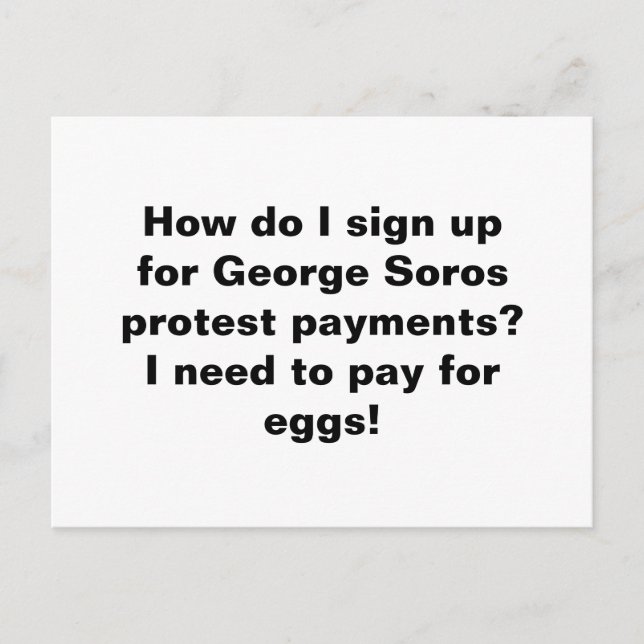 Cartão Postal Como eu me inscrevo para os pagamentos de protesto (Frente)