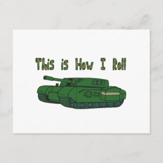 Cartão Postal Como Eu Rolo (Tanque Militar)