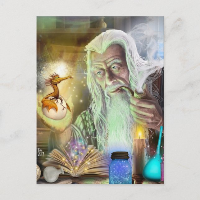 Cartão Postal Como Fazer Um Dragão (Frente)