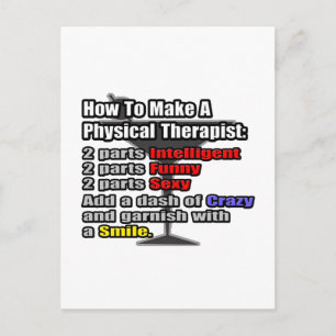 Cartão Postal Como fazer um Terapista Físico