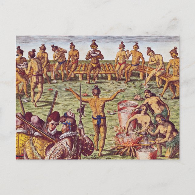 Cartão Postal Como os habitantes da Flórida tomaram decisões (Frente)