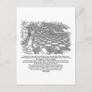 Cartão Postal Como Um Grande Jogo De Chessboard No Chess Wonderl