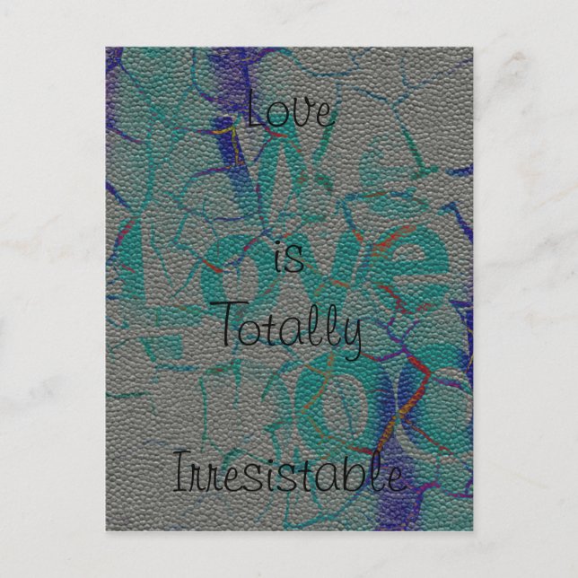 Cartão Postal Como um Sir Love é um Cartão-Postal Totalmente Irr (Frente)