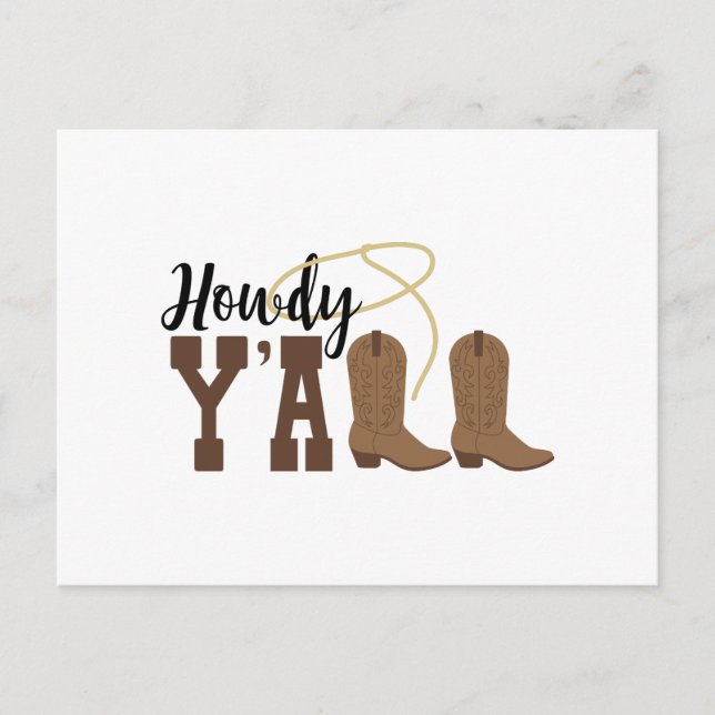 Cartão Postal Como vai vocês (Frente)