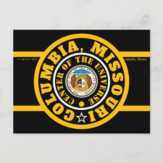 CARTÃO POSTAL COMOCOU COLUMBIA, MO. (COU) 2 (Frente)