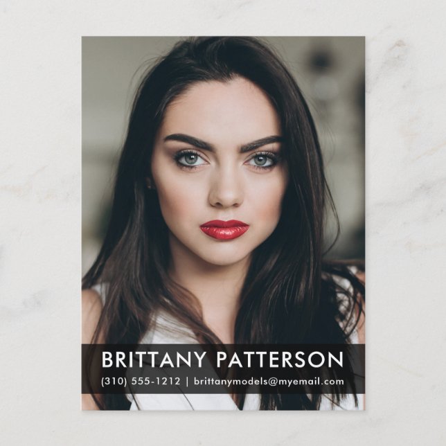 Cartão postal Comp Fotográfico do Ator 1 (Frente)