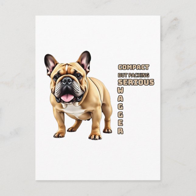 Cartão Postal Compacto, mas carregando um agitador sério (Frente)