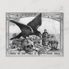 Cartão Postal Companheiros de laboratório de alquimia