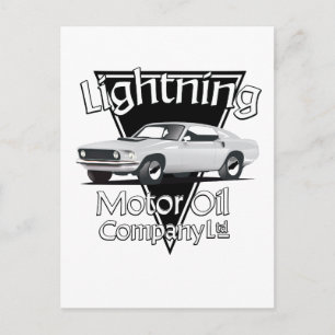 Cartão Postal Companhia de Óleo para Motores Lightning Ltd.