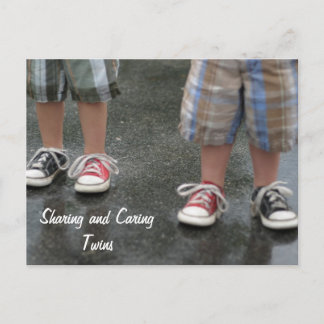 Cartão Postal Compartilhamento do Twin