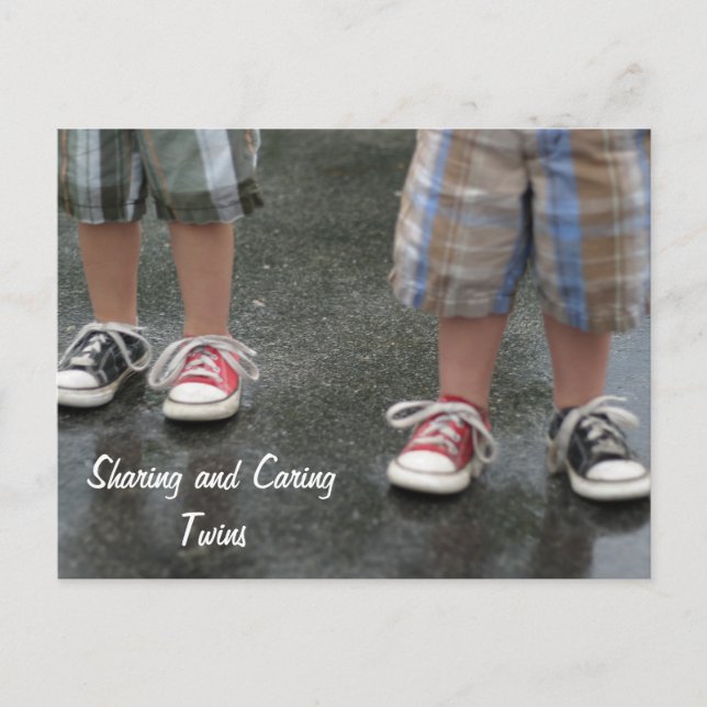 Cartão Postal Compartilhamento do Twin (Frente)