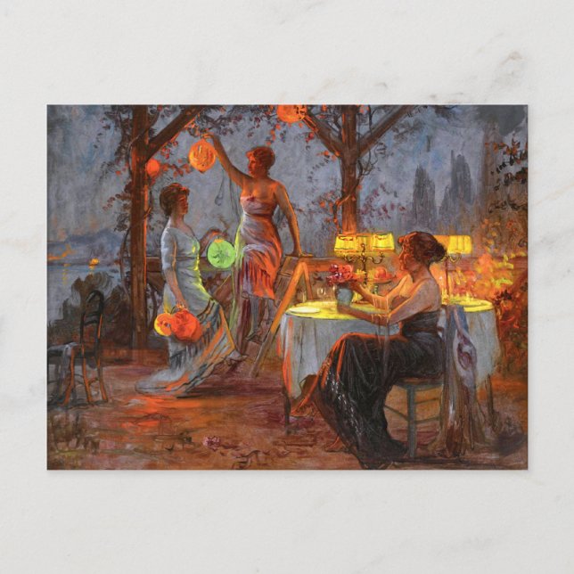 Cartão Postal Compartimento: Preparando-se para a Parte (Frente)