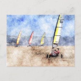 Cartão Postal Competição Blokart Racing