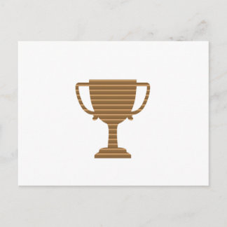 Cartão Postal Competição de esportes para jogos de Prêmio Trophy