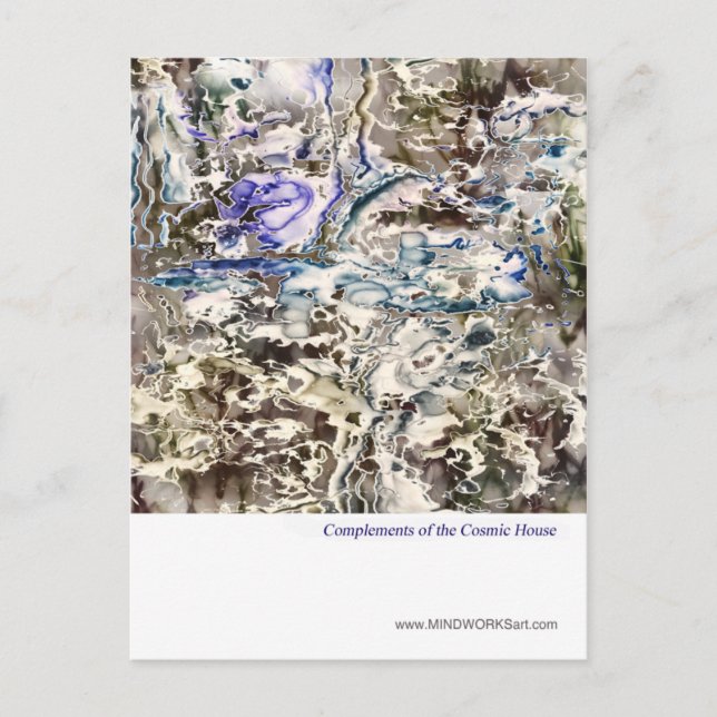 Cartão Postal Complementos da Casa Cósmica (Frente)