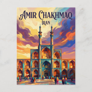 Cartão Postal Complexo Amir Chakhmaq Irã