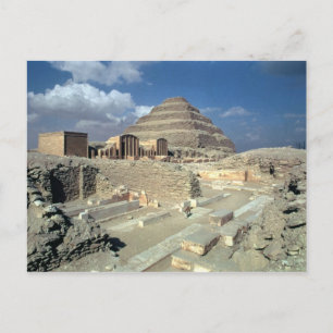 Cartão Postal Complexo de Djoser incluindo a Pirâmide de Degraus