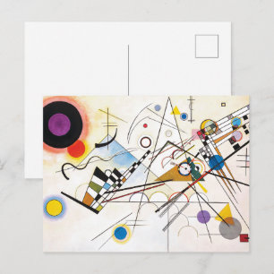 Cartão Postal Composição 8 Kandinsky