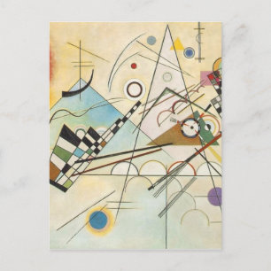 Cartão Postal Composição 8 Pintura Kandinsky