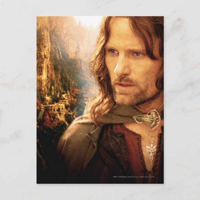 Cartão Postal Composição Aragorn e Rivendell (Frente)