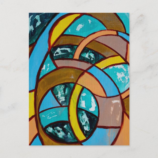 Cartão Postal Composição nº 8 de Michael Moffa (Frente)