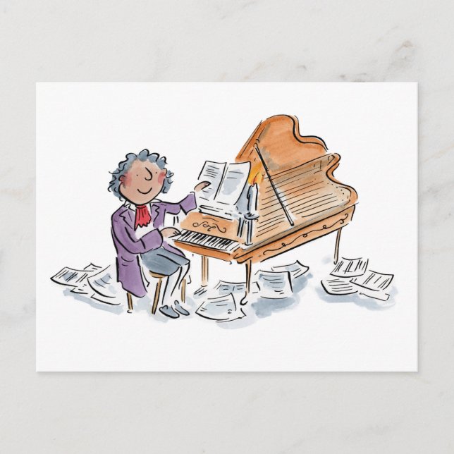 Cartão Postal Compositor (Frente)