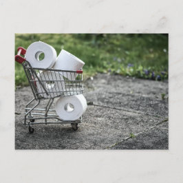 Cartão Postal Compra de papel higiênico