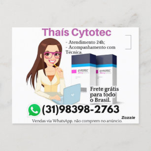 Cartão Postal Comprar Cytotec Misoprostol 