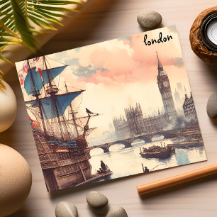 Cartão Postal comprar mapa Londres envio postal em massa de cart