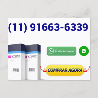 Cartão Postal Comprar Misoprostol NOVO NUMERO(11) 