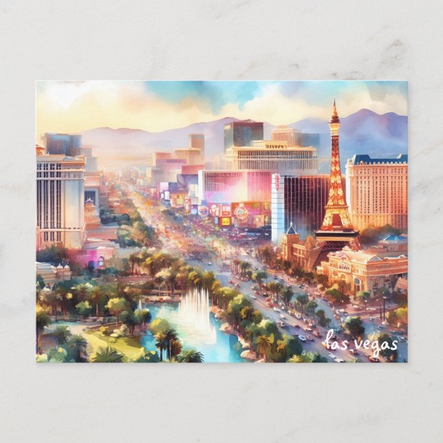 Cartão Postal compre cartões-postais antigos de Las Vegas de via (Frente)