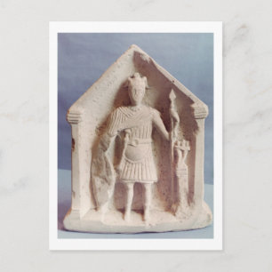 Cartão Postal Comprimido votivo militar, encontrado em Bisley, R