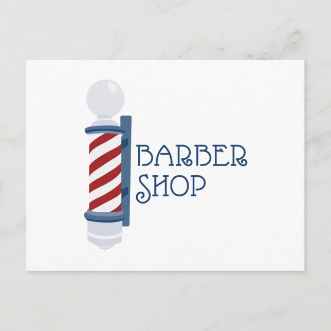 Cartão Postal Compro Barber (Frente)