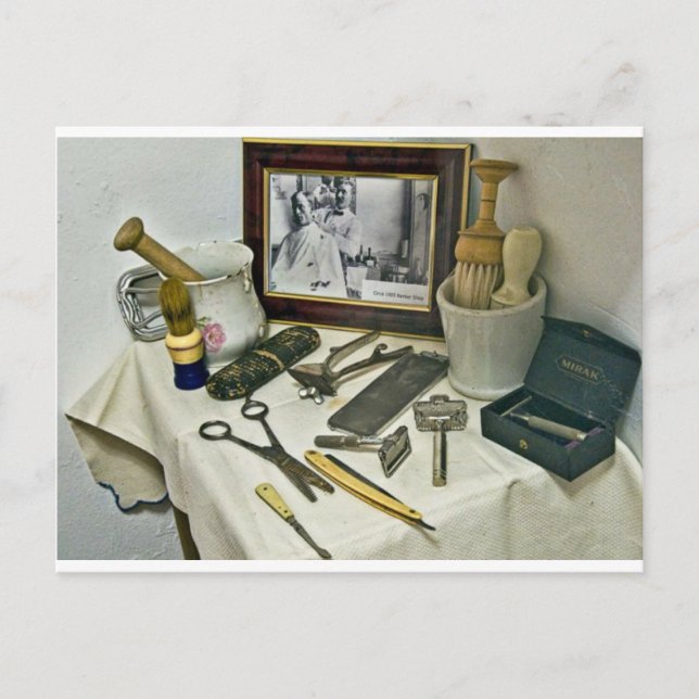 Cartão Postal Compro Barber (Frente)