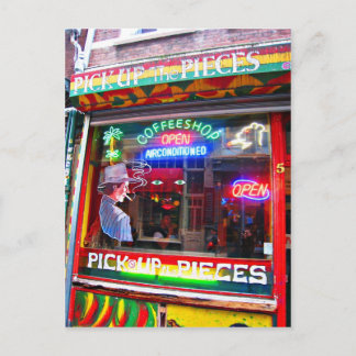 Cartão Postal Compro Café Amsterdã