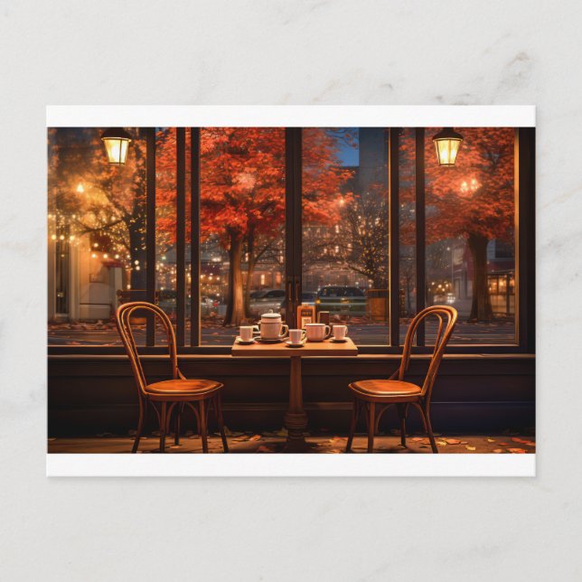 Cartão Postal Compro Cozy Coffee (Frente)