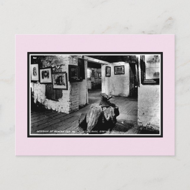 Cartão Postal Compro do ferreiro Gretna Green (Frente)