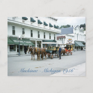 Cartão Postal Compro Michigan Fudge 1956 Ilha Mackinac