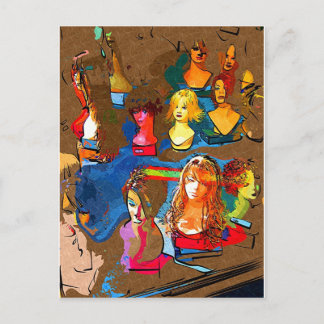 Cartão Postal Compro Wig