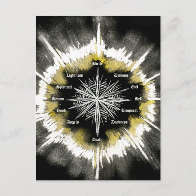 Cartão Postal Compulsão espiritual (Frente)