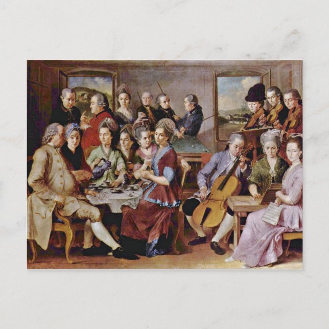 Cartão Postal Comunicação De Pontormo Jacopo (Frente)