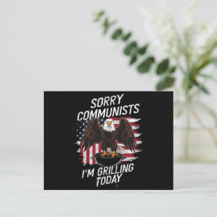 Cartão Postal Comunistas Desculpem, Estou Grellando Hoje 