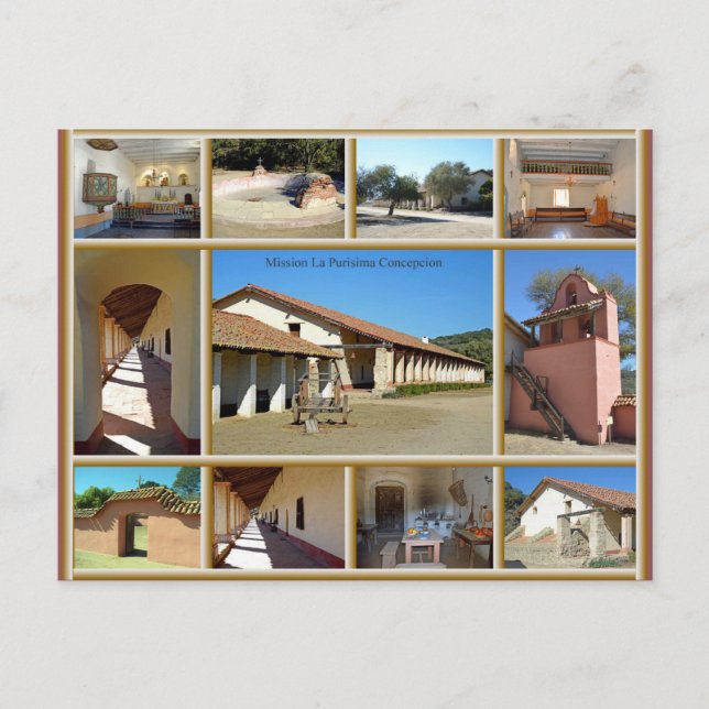 Cartão Postal Conceição da Missão La Purisima (Frente)
