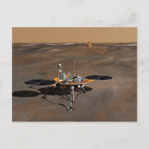 Cartão Postal Conceito Arte de Phoenix Mars Lander