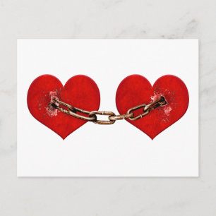 Cartão Postal Conceito de amor ininterrupto