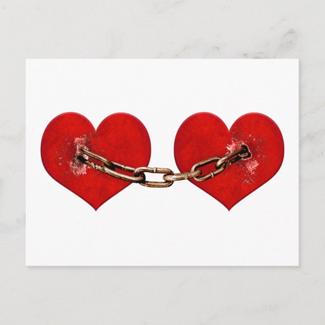 Cartão Postal Conceito de amor ininterrupto (Frente)