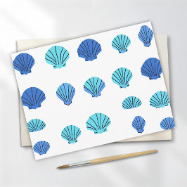 Cartão Postal Concha Azul do Mar