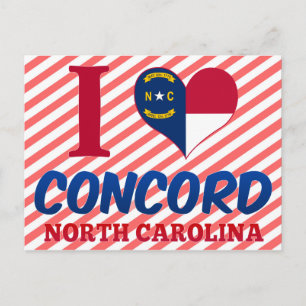 Cartão Postal Concord, Carolina do Norte