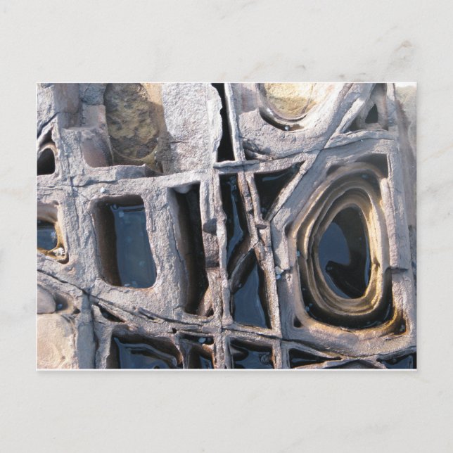 Cartão Postal Concreções de boxwork na Wasp Head (Frente)