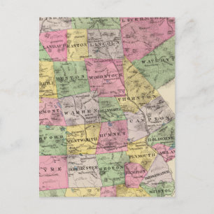 Cartão Postal Condado de Grafton, NH